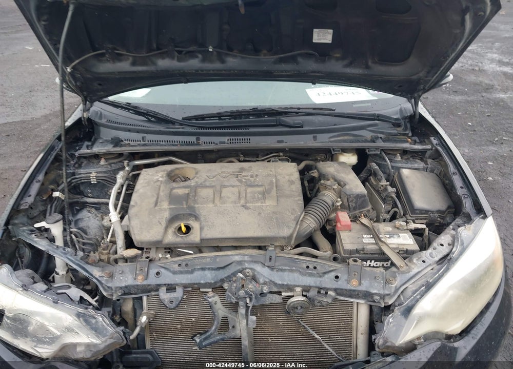 2016 TOYOTA COROLLA VIN: 2T1BURHE1GC554830