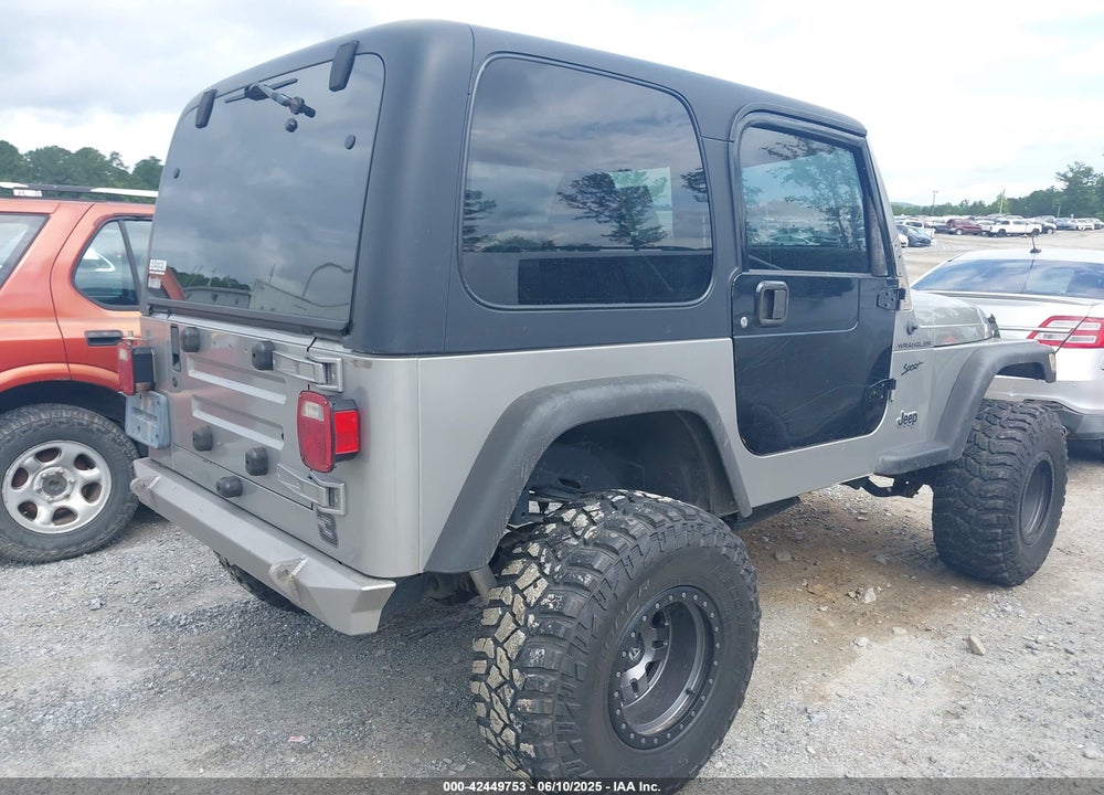 2002 JEEP WRANGLER SPORT VIN: 1J4FA49S52P717811