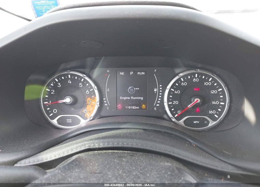 2017 JEEP RENEGADE LATITUDE 4X4 VIN: ZACCJBBB5HPF18714