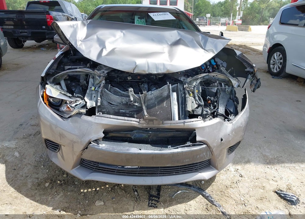 2016 TOYOTA COROLLA VIN: 2T1BURHE0GC696425