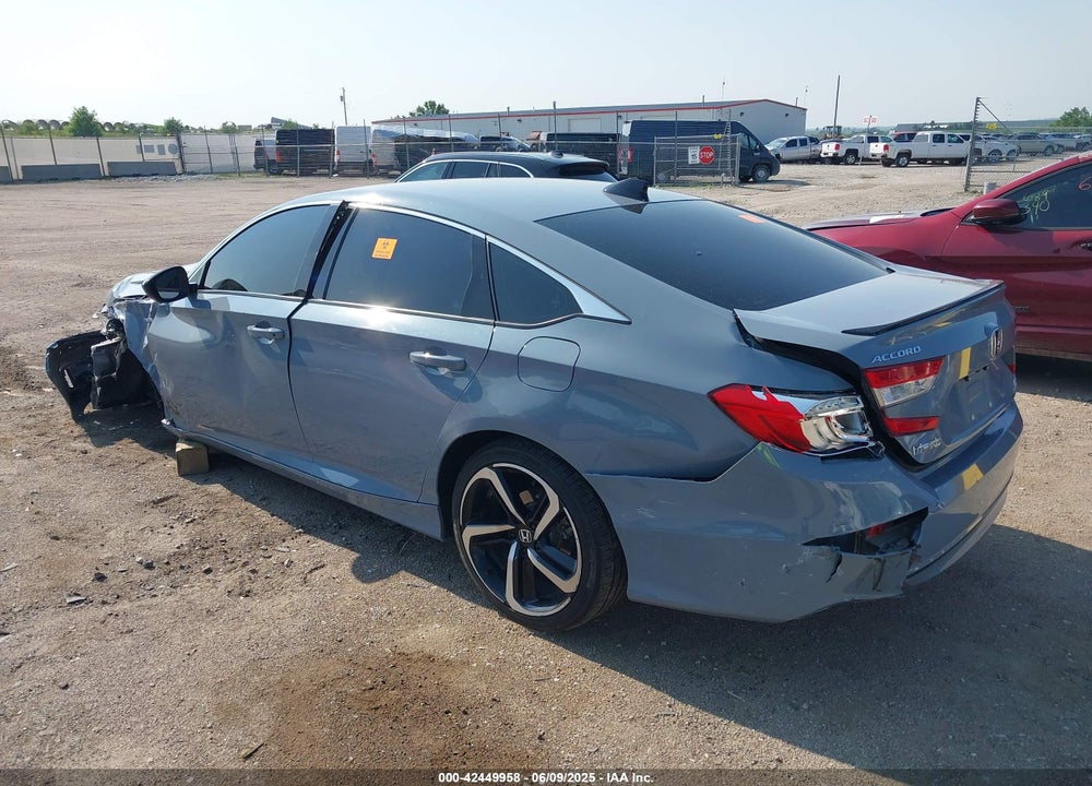 2022 HONDA ACCORD VIN: 1HGCV3F21NA038753