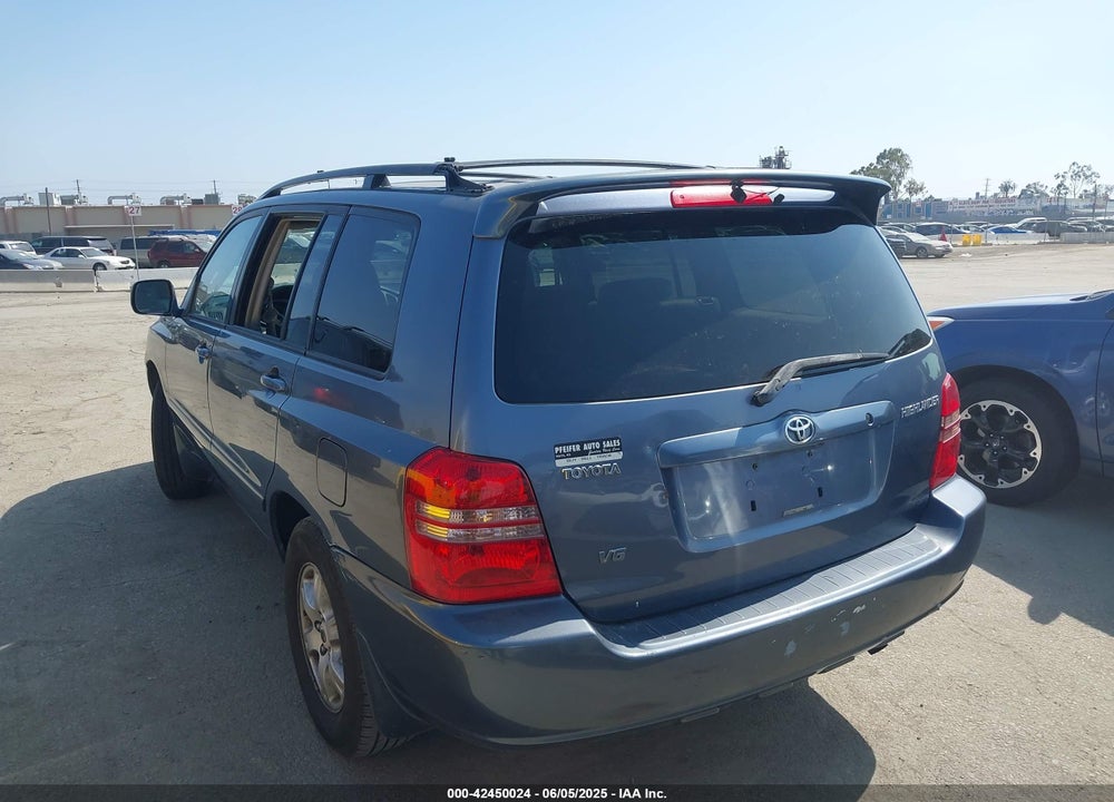 2003 TOYOTA HIGHLANDER V6 VIN: JTEGF21A330112002