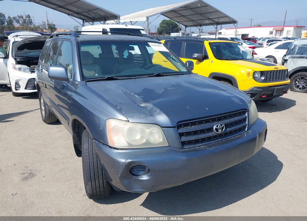 2003 TOYOTA HIGHLANDER V6 VIN: JTEGF21A330112002