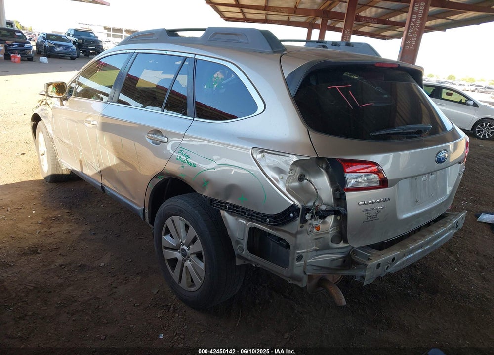 2015 SUBARU OUTBACK VIN: 4S4BSACC0F3325927
