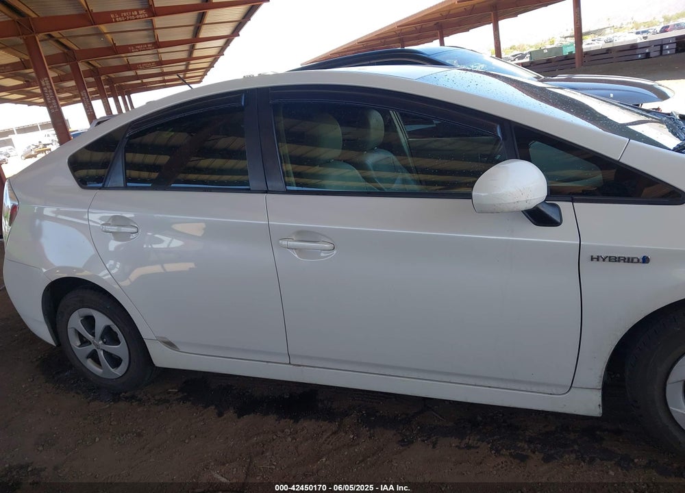 2012 TOYOTA PRIUS THREE VIN: JTDKN3DU8C5412652