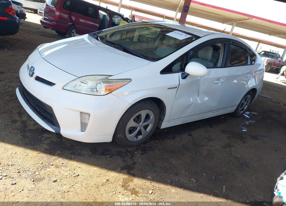 2012 TOYOTA PRIUS THREE VIN: JTDKN3DU8C5412652
