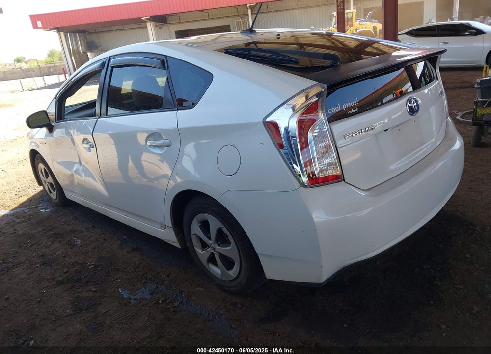 2012 TOYOTA PRIUS THREE VIN: JTDKN3DU8C5412652