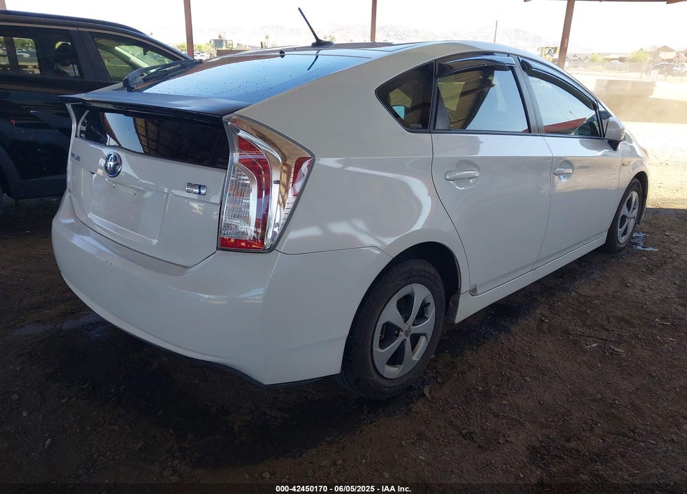 2012 TOYOTA PRIUS THREE VIN: JTDKN3DU8C5412652