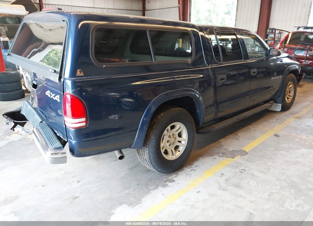 2002 DODGE DAKOTA SLT VIN: 1B7HG48N72S619501