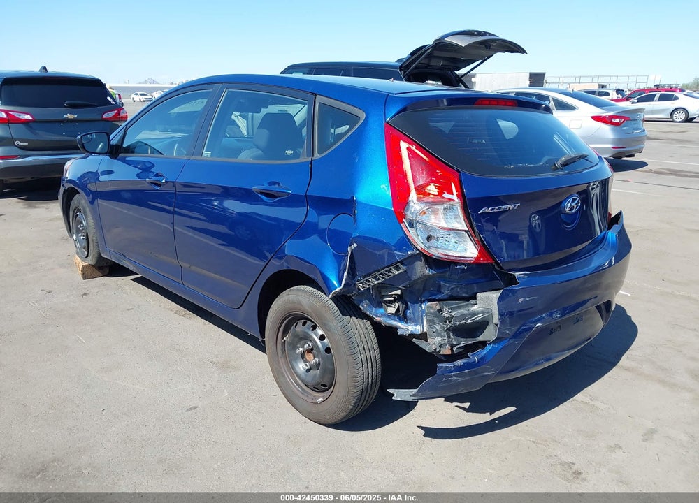 2016 HYUNDAI ACCENT SE VIN: KMHCT5AEXGU255054