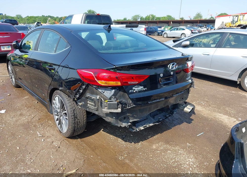 2018 HYUNDAI ELANTRA SPORT VIN: KMHD04LB0JU703254