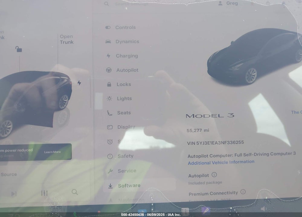 2022 TESLA MODEL 3 VIN: 5YJ3E1EA3NF336255