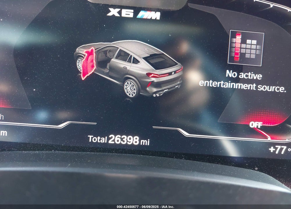 2021 BMW X6 M VIN: 5YMCY0C0XM9F23569