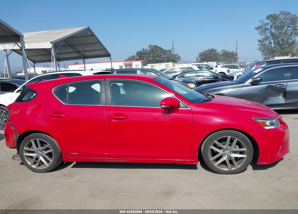 2015 LEXUS CT 200H VIN: JTHKD5BH7F2229526