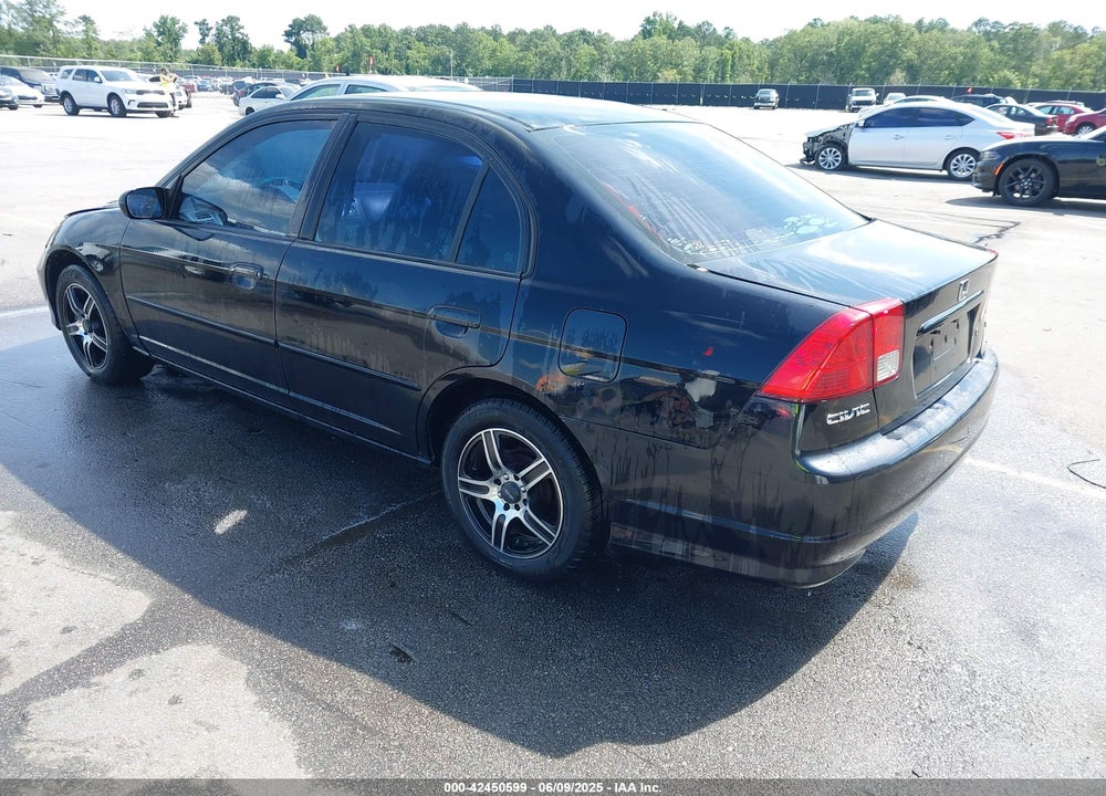 2005 HONDA CIVIC LX VIN: 2HGES16515H527476