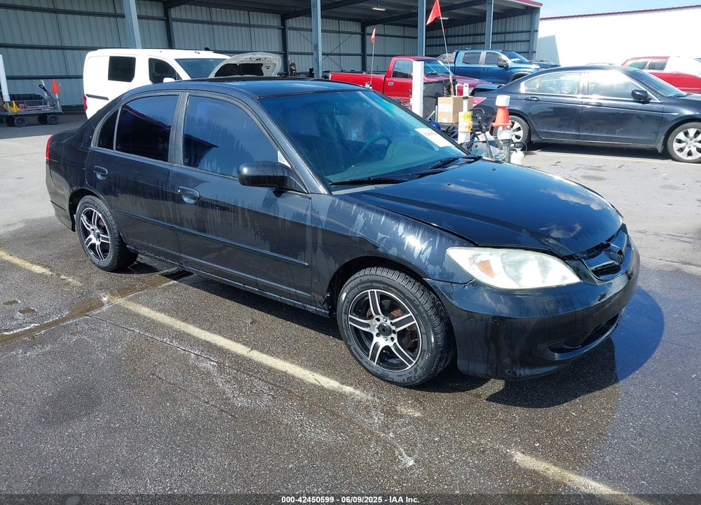 2005 HONDA CIVIC LX VIN: 2HGES16515H527476