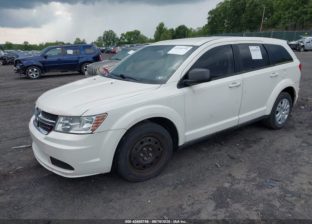 2013 DODGE JOURNEY VIN: 3C4PDCAB7DT695493