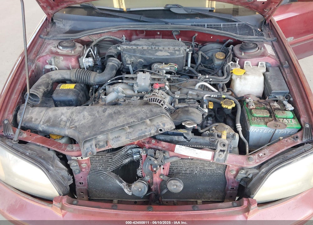 2002 SUBARU LEGACY VIN: 4S3BE656927201268