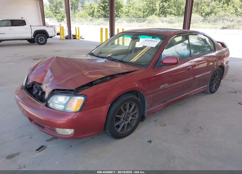 2002 SUBARU LEGACY VIN: 4S3BE656927201268