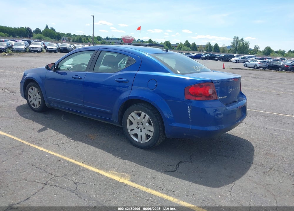 2012 DODGE AVENGER SE VIN: 1C3CDZAB0CN209790