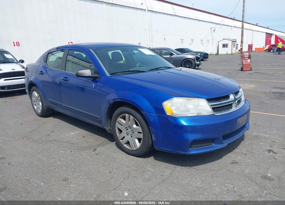 2012 DODGE AVENGER SE VIN: 1C3CDZAB0CN209790