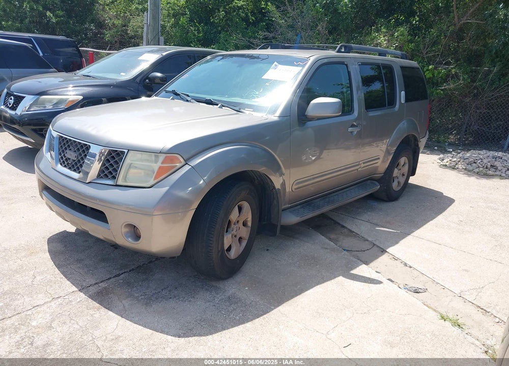 2006 NISSAN PATHFINDER SE VIN: 5N1AR18U46C670001
