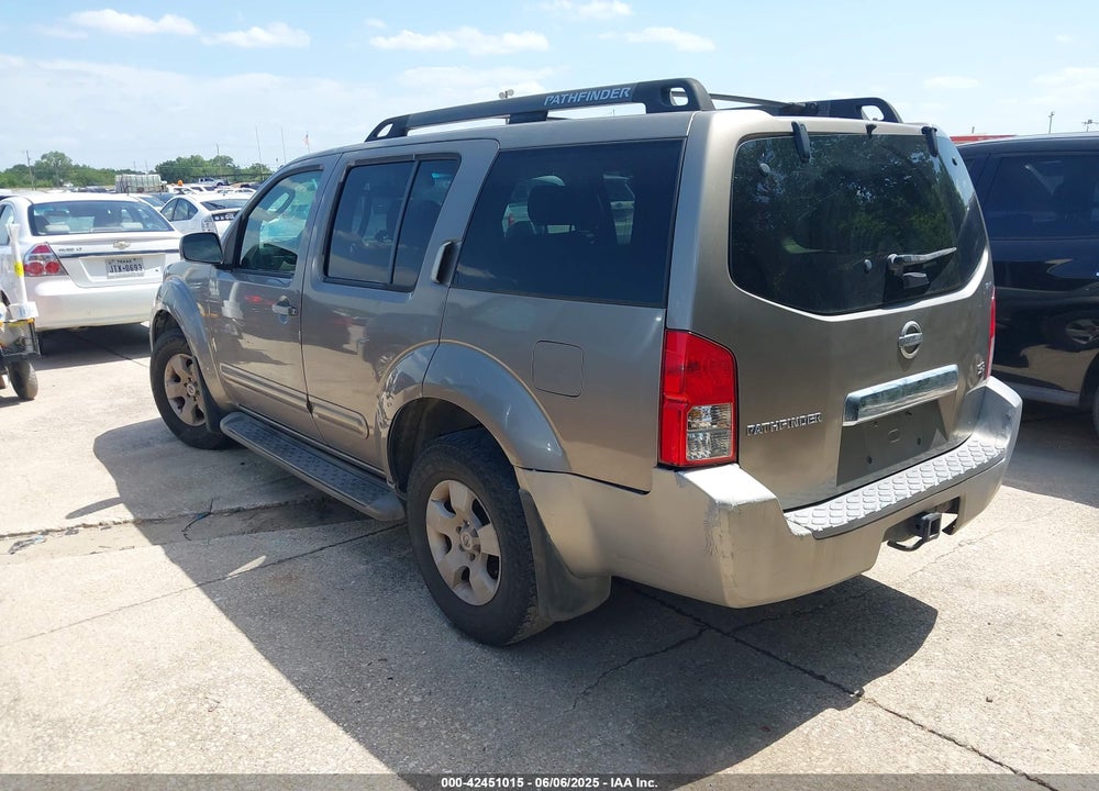 2006 NISSAN PATHFINDER SE VIN: 5N1AR18U46C670001