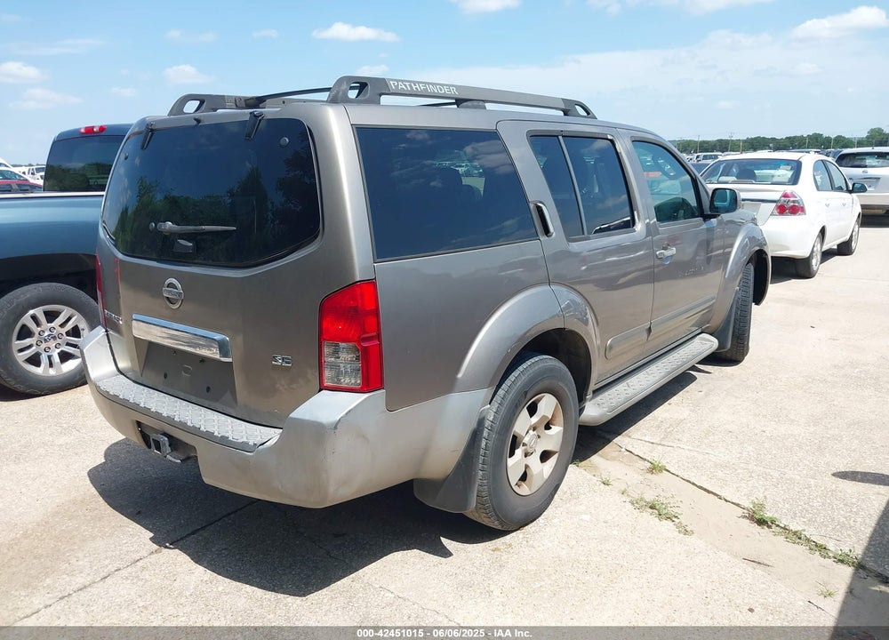 2006 NISSAN PATHFINDER SE VIN: 5N1AR18U46C670001