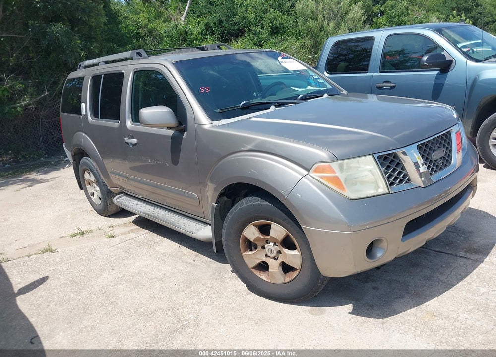 2006 NISSAN PATHFINDER SE VIN: 5N1AR18U46C670001