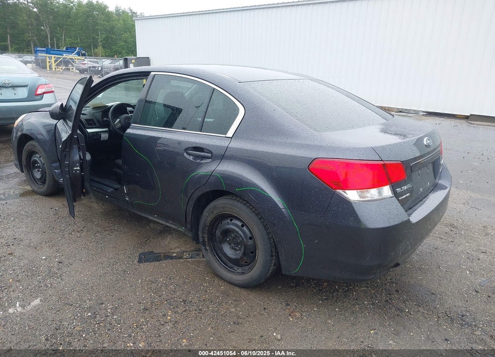 2011 SUBARU LEGACY VIN: 4S3BMBA6XB3232554