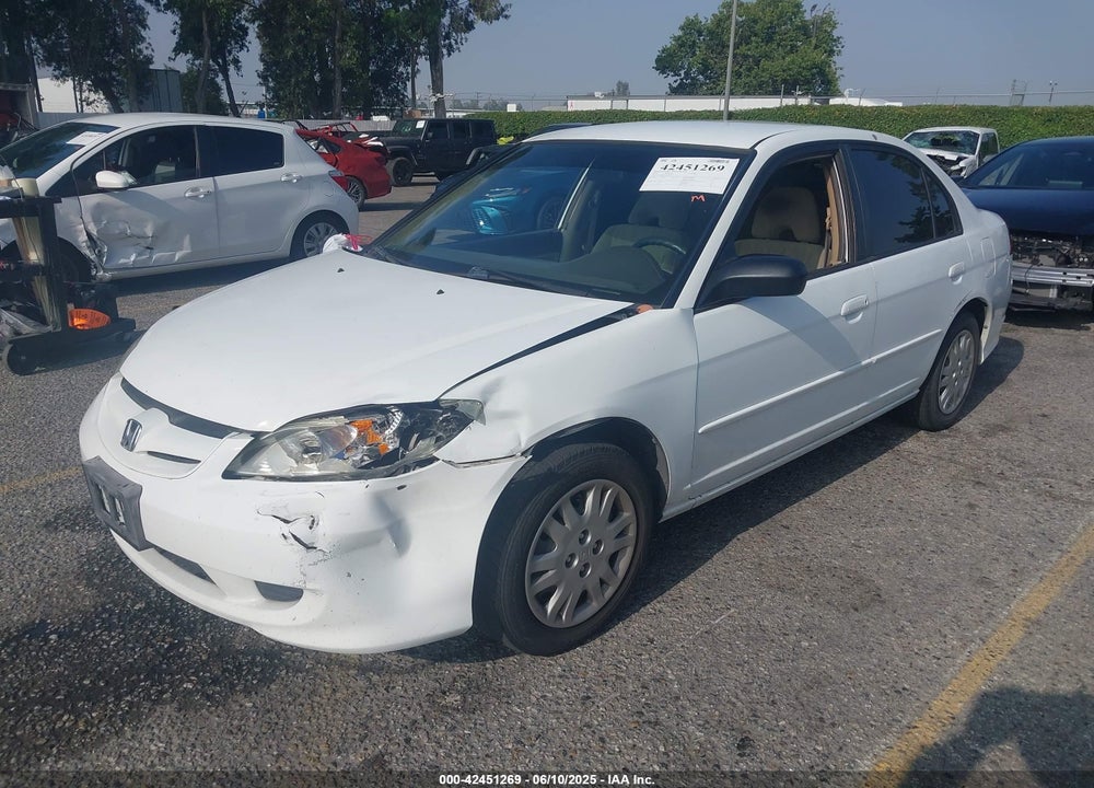 2004 HONDA CIVIC LX VIN: 2HGES15534H629300