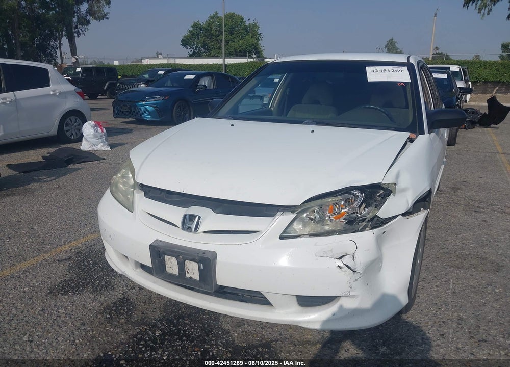 2004 HONDA CIVIC LX VIN: 2HGES15534H629300