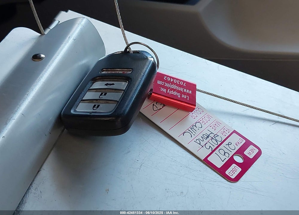 2015 HONDA CIVIC VIN: 19XFB2F83FE067060