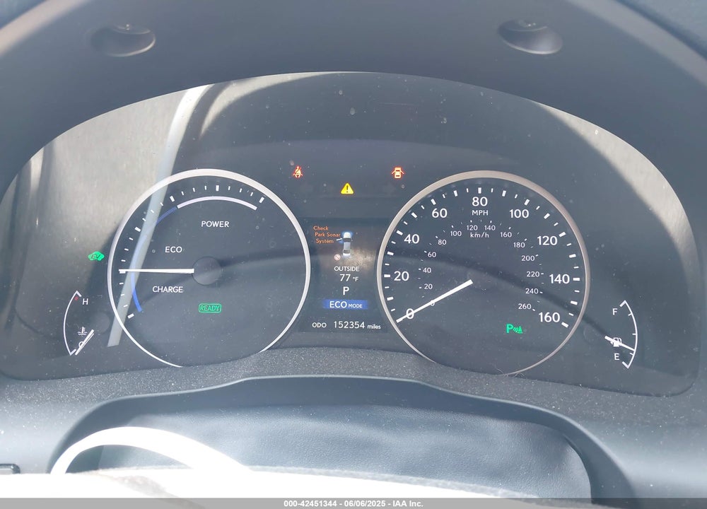 2014 LEXUS ES300H VIN: JTHBW1GG4E2072376