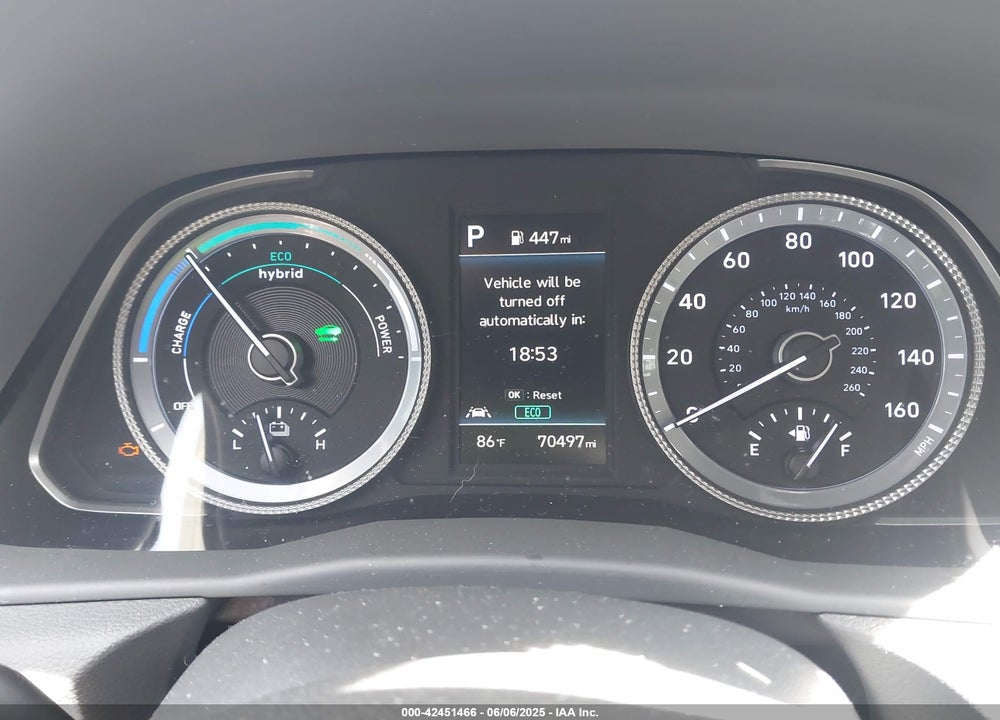 2022 HYUNDAI SONATA HYBRID VIN: KMHL24JJXNA041593