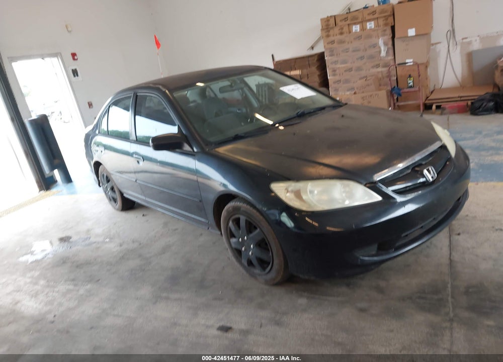 2004 HONDA CIVIC LX VIN: 2HGES16564H578910