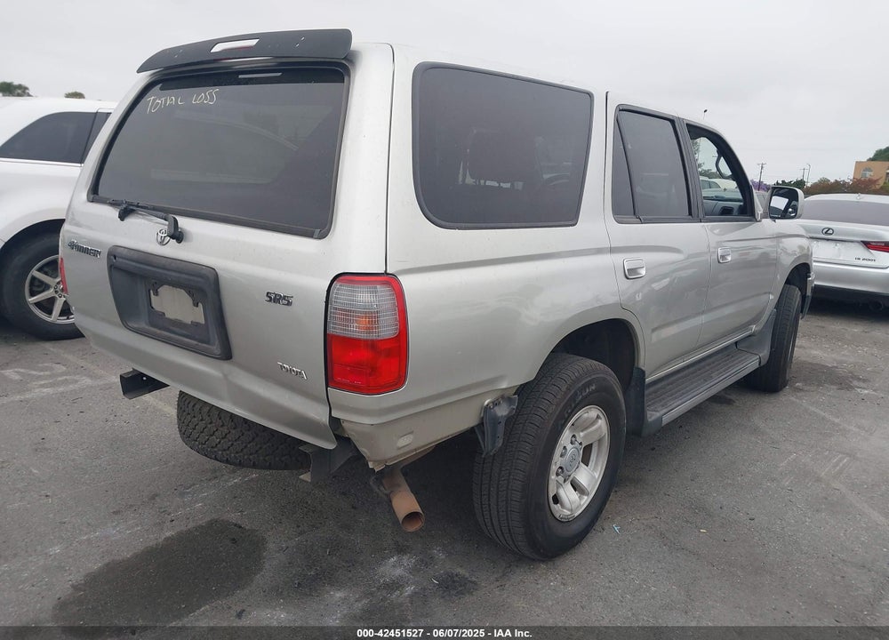 1999 TOYOTA 4RUNNER SR5 V6 VIN: JT3GN86RXX0130788