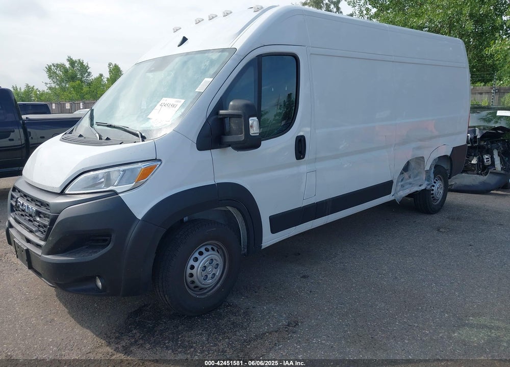 2025 RAM PROMASTER 3500 TRADESMAN HIGH ROOF 159 WB W/PASS SEAT VIN: 3C6MRVHG3SE546198