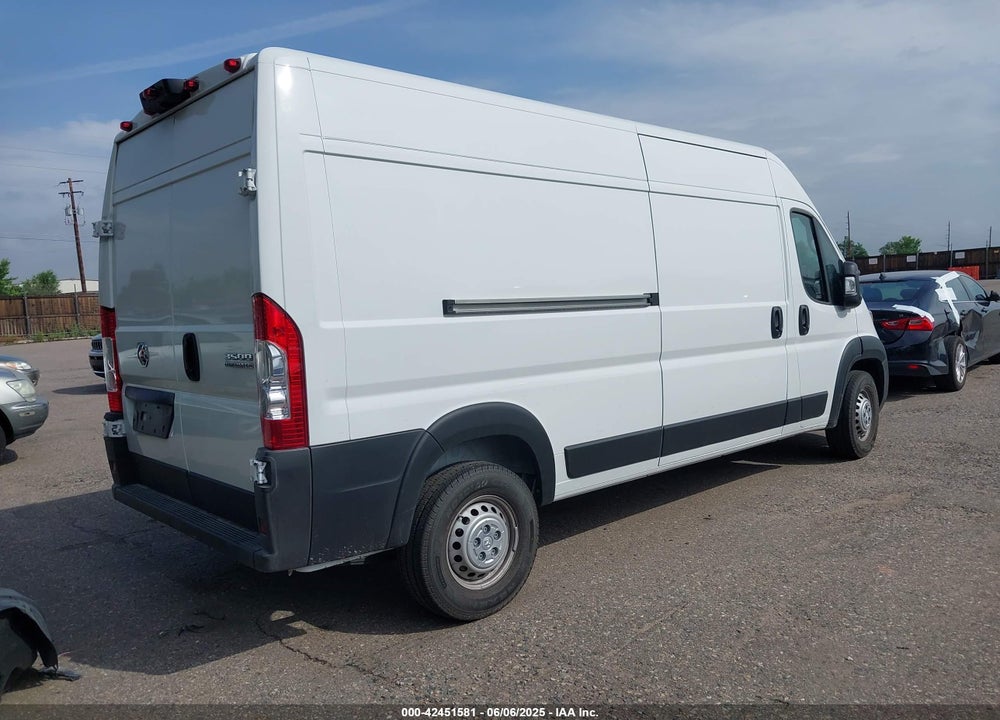 2025 RAM PROMASTER 3500 TRADESMAN HIGH ROOF 159 WB W/PASS SEAT VIN: 3C6MRVHG3SE546198