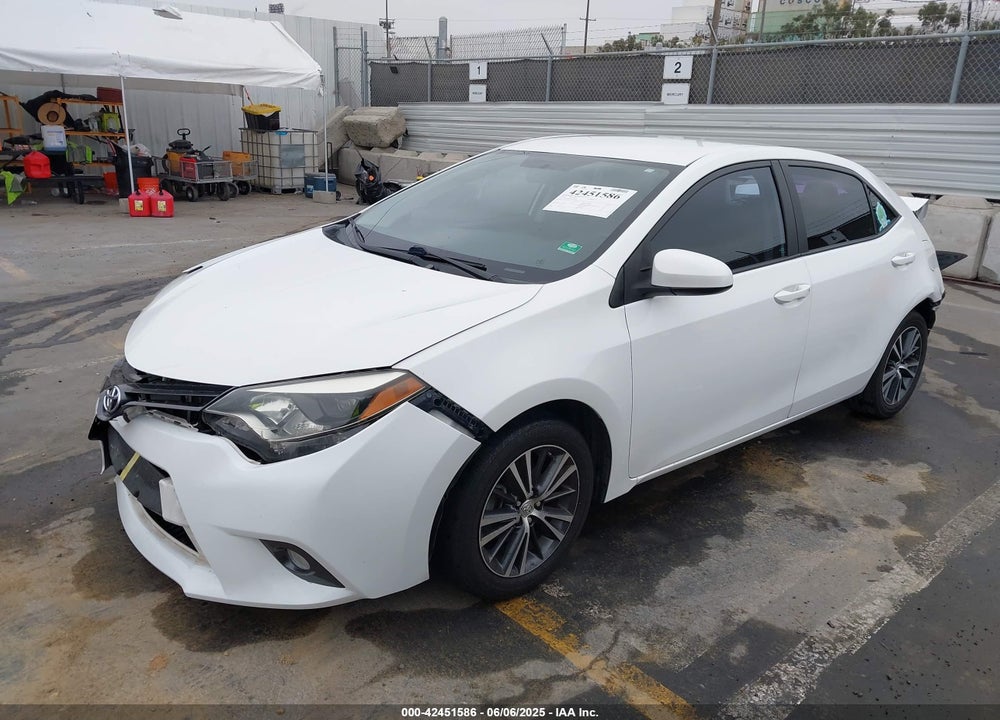 2016 TOYOTA COROLLA LE PLUS VIN: 5YFBURHEXGP534124