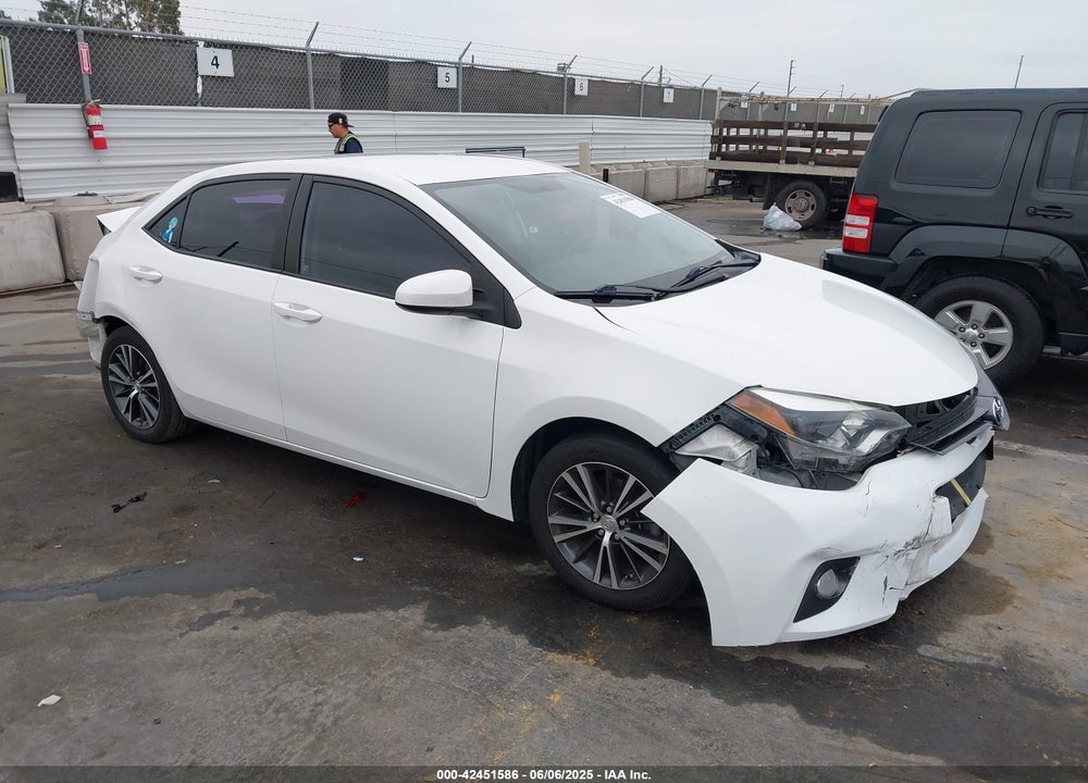 2016 TOYOTA COROLLA LE PLUS VIN: 5YFBURHEXGP534124