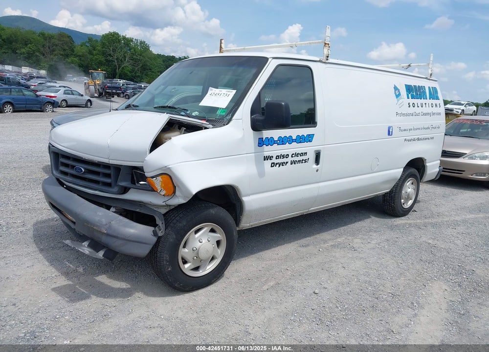 2007 FORD E-150 COMMERCIAL/RECREATIONAL VIN: 1FTNE14W07DB13980
