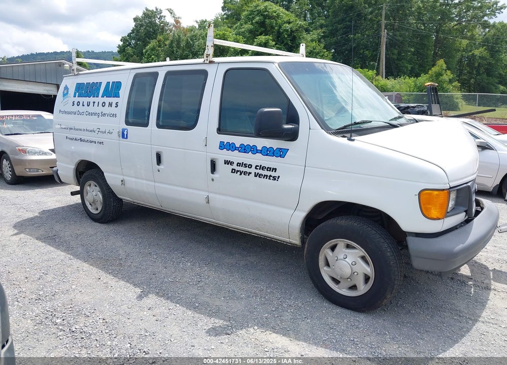 2007 FORD E-150 COMMERCIAL/RECREATIONAL VIN: 1FTNE14W07DB13980