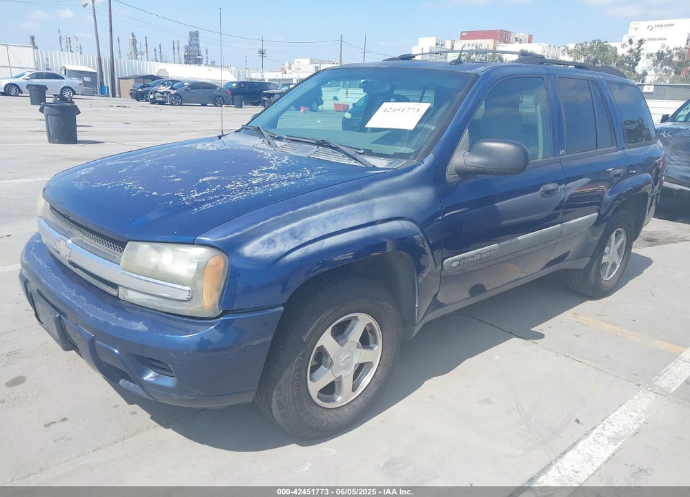 2004 CHEVROLET TRAILBLAZER LS VIN: 1GNDS13S342318808