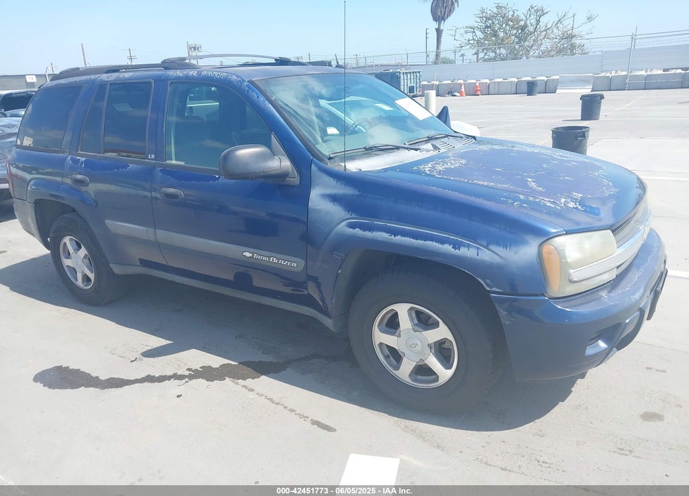 2004 CHEVROLET TRAILBLAZER LS VIN: 1GNDS13S342318808