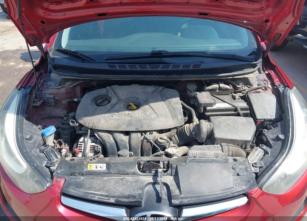 2016 HYUNDAI ELANTRA SE VIN: 5NPDH4AE9GH711804