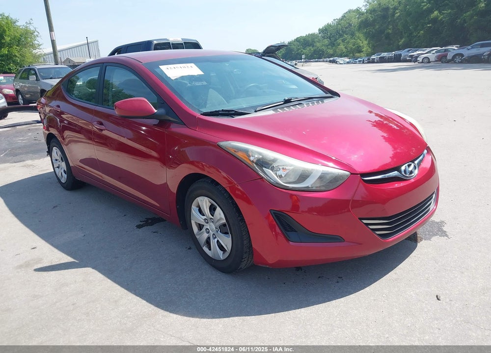 2016 HYUNDAI ELANTRA SE VIN: 5NPDH4AE9GH711804