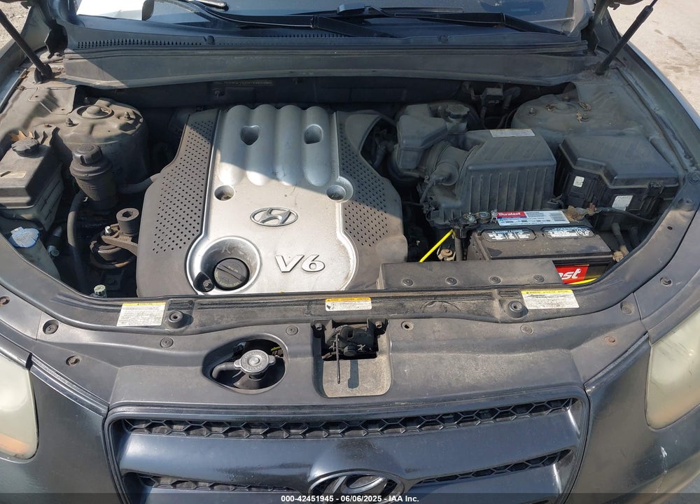 2007 HYUNDAI SANTA FE GLS VIN: 5NMSG73D37H031992