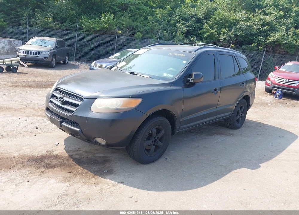 2007 HYUNDAI SANTA FE GLS VIN: 5NMSG73D37H031992