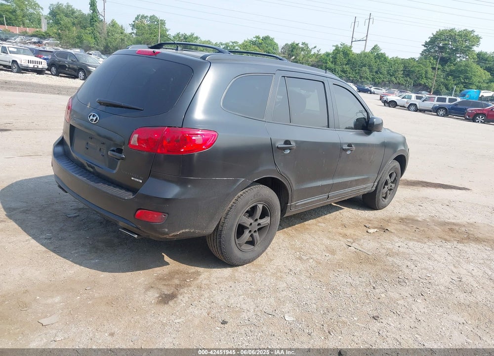 2007 HYUNDAI SANTA FE GLS VIN: 5NMSG73D37H031992